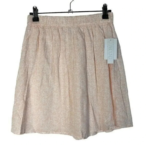Abound Light Pink Mini Moo Print Mini Skirt XS - Picture 1 of 3